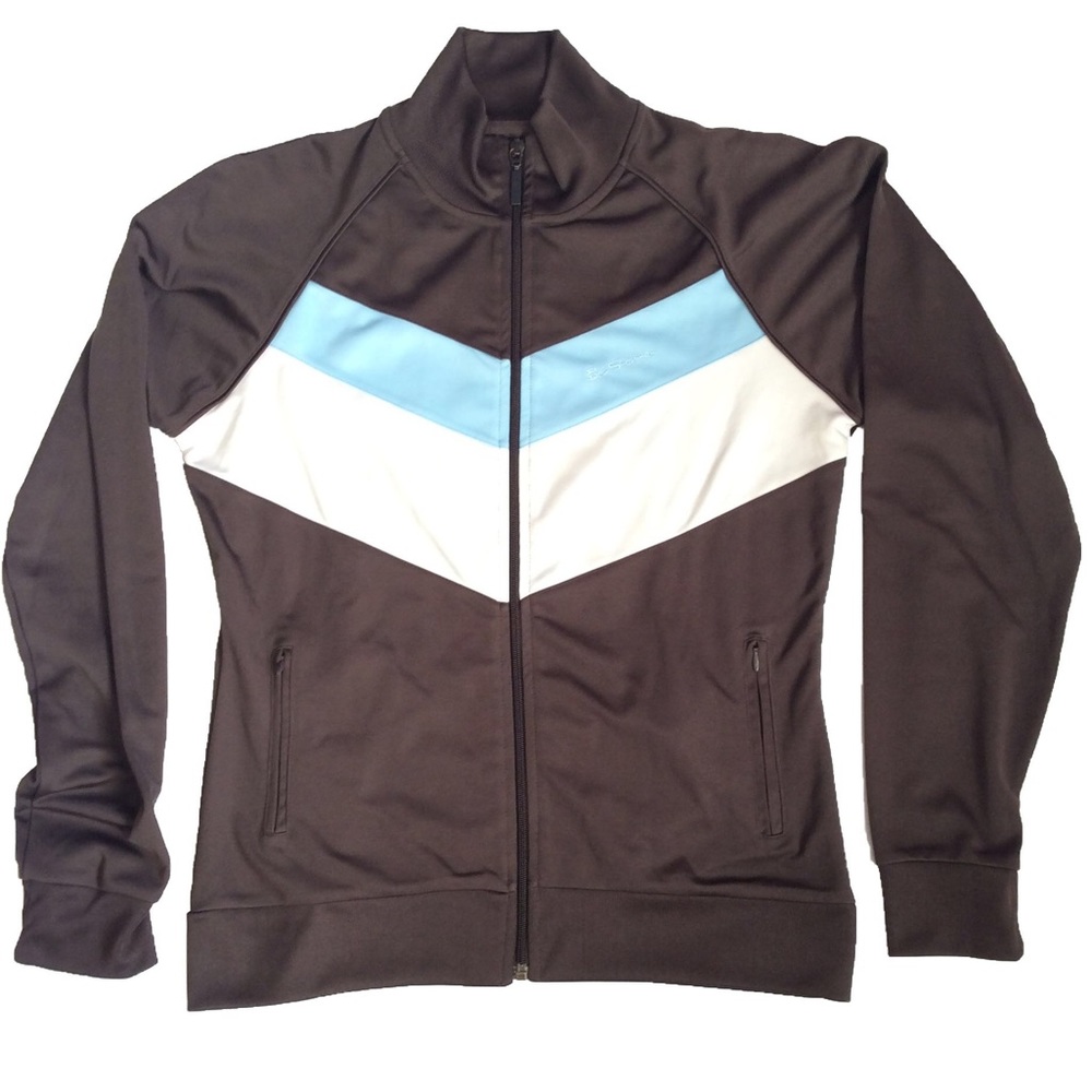 BEN SHERMAN track jacket 100% Polyester, Brown